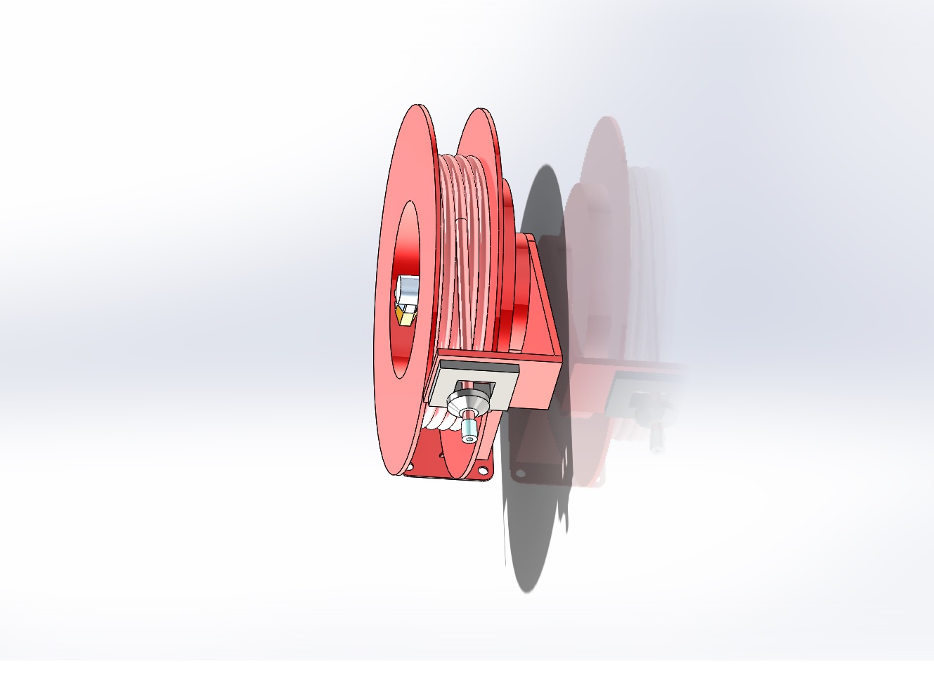 喷射用油管卷盘